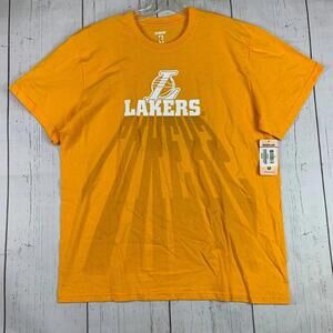Los Angeles La Lakers Nba Unk Xl Yellow Tshirt New Men Kobe Bryant